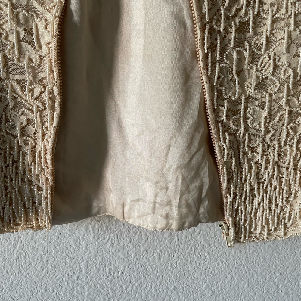 Cache Cream Textured Crop Top - Picture 6 of 11